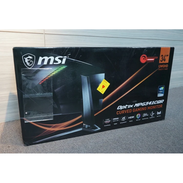Msi Curved Gaming Monitor With 34 Inch Uwqhd Va 144hz 1ms 4k 3440 X ...