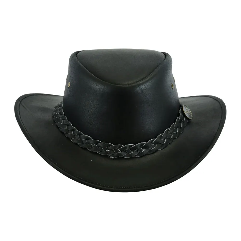 Utah Cowboy Hat For Farmers Truck Drivers Braided Leather Decorative ...