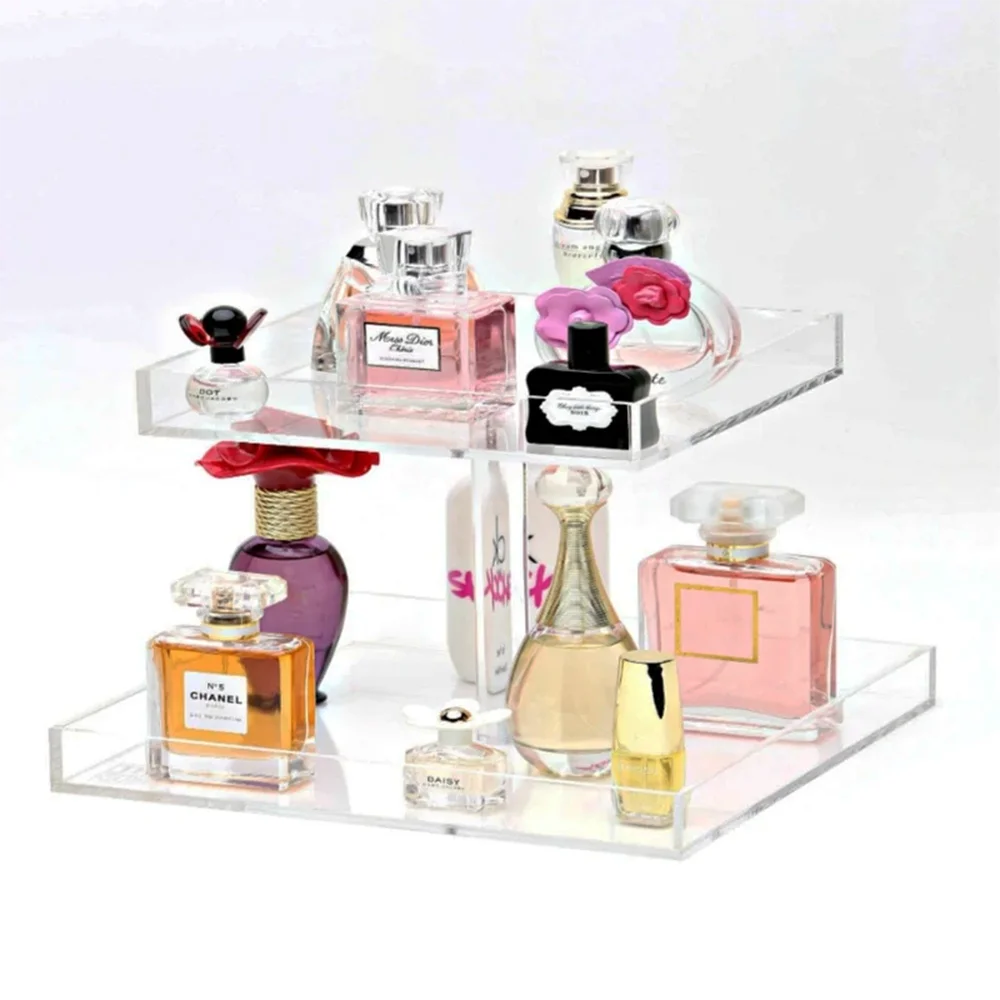 Fragrance Rack Acrylic Perfume Bottle Display Stand - Eco-Friendly Perfume Organizer ...