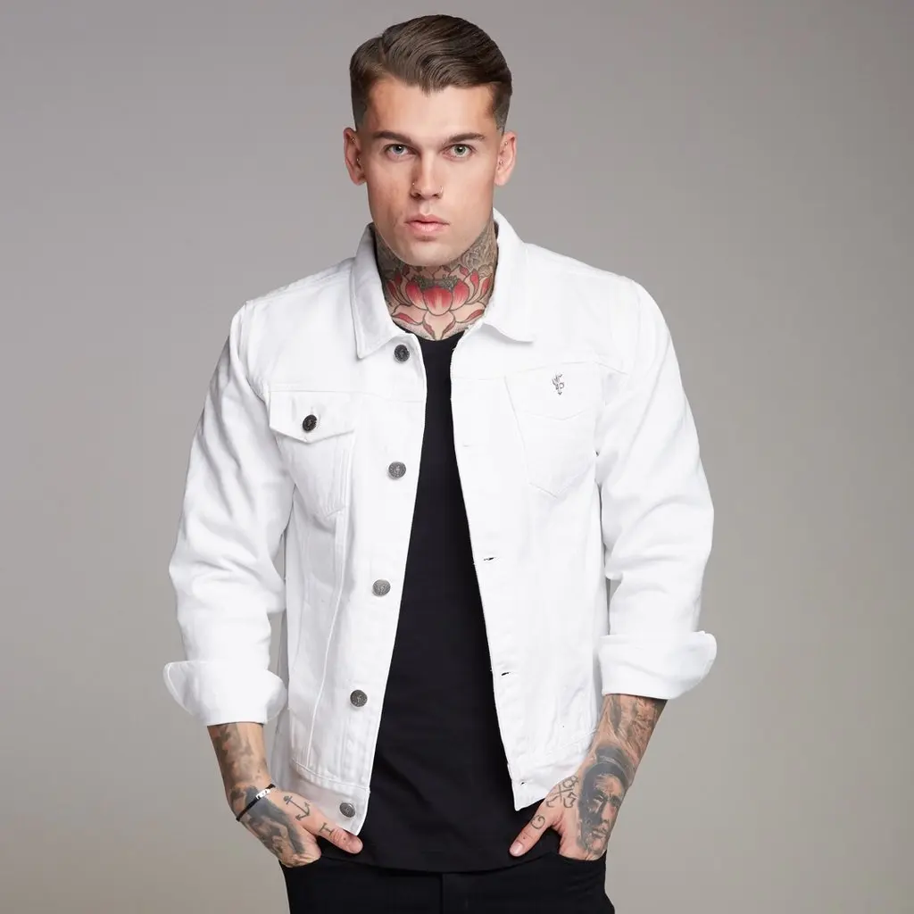 Denim Jacket Cheap Men Jeans Coat Old 