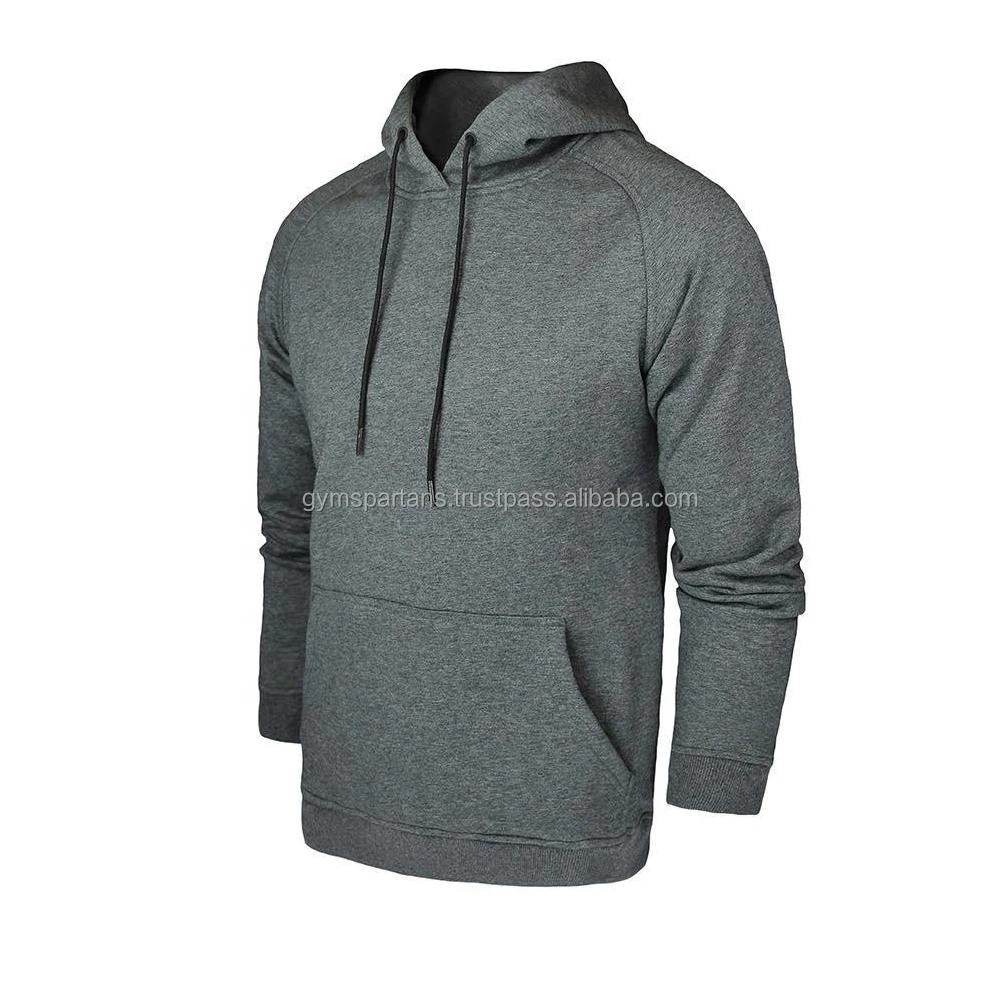 Men's Custom Fleece Pullover Hoodie Comfy Casual Athletic Raglan Long