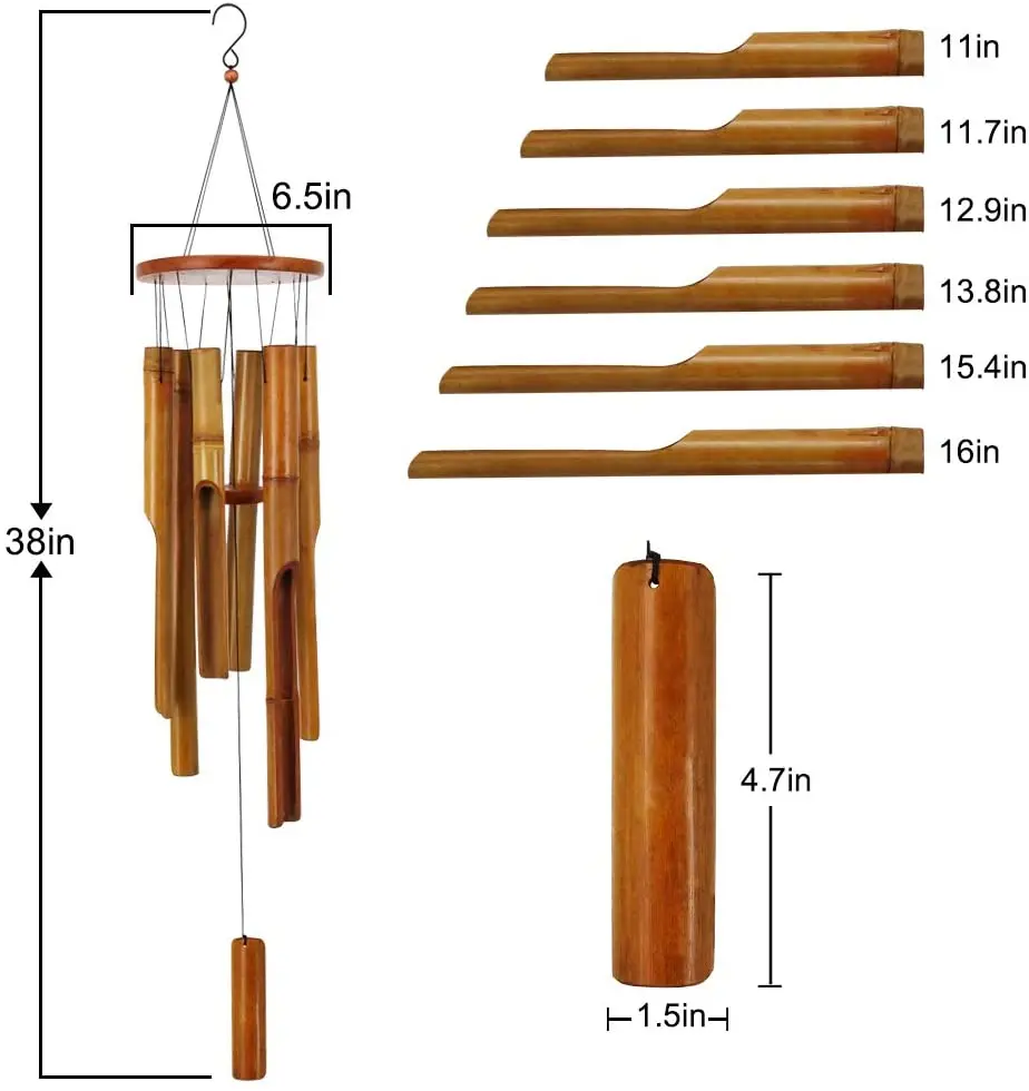 Kakao-Ring Bambus-Windspiel Handwerk Holz-Windspiel 99GD| Alibaba.com