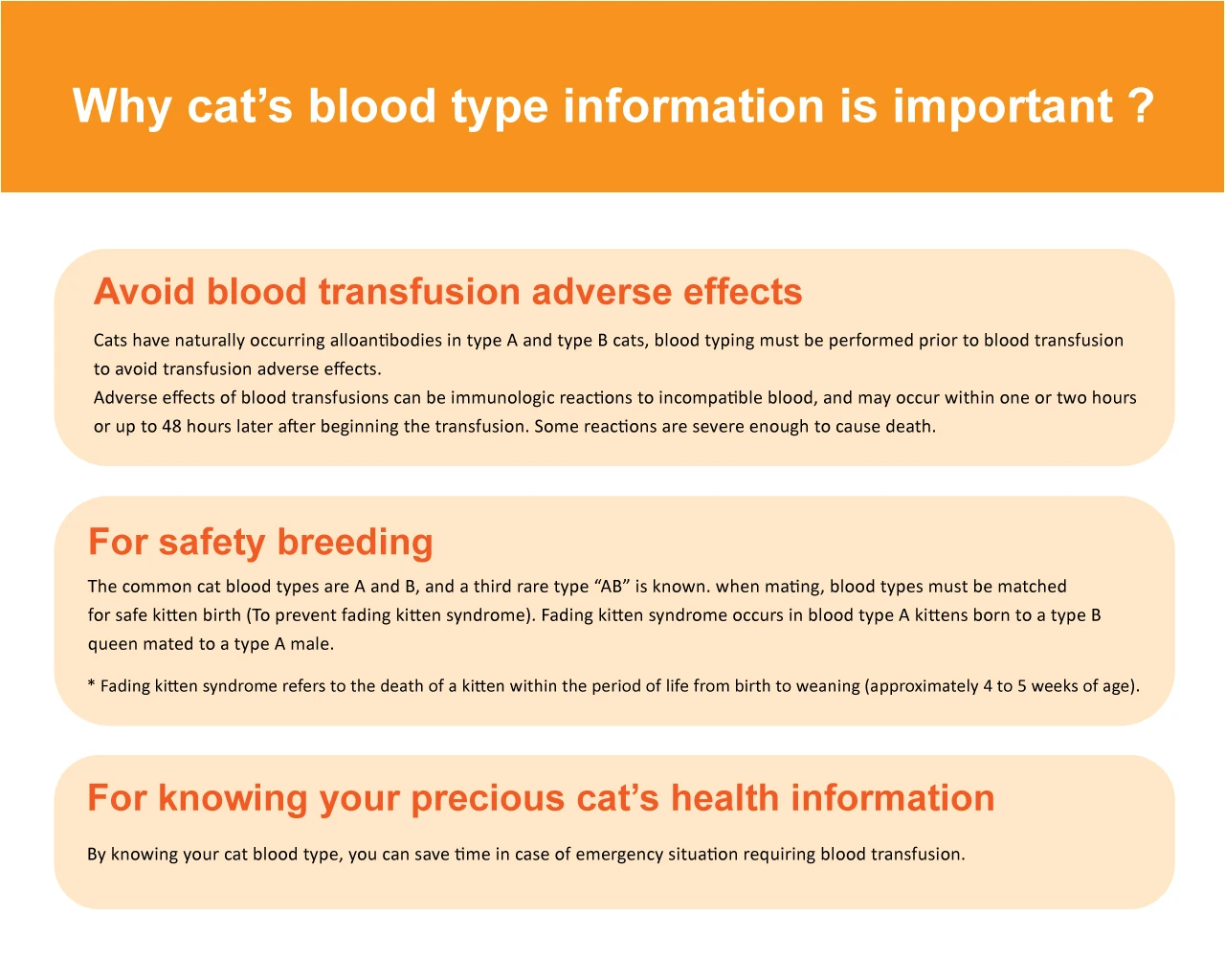 Homeuse Available Cat Blood Type Test Box Buy Feline Blood Typing Test Kit Box,Pet Health