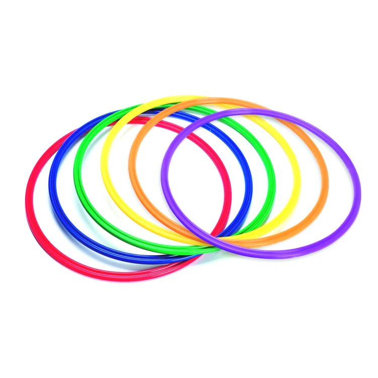 Leading Exporter of Top Quality Hot Selling Gymnastic Flat Durable Plastic Moulded Hula Rings Hoops at Best Price