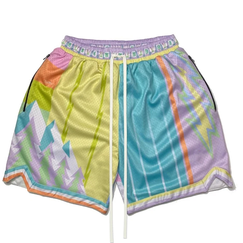 Cropped Fit Polyester Sublimation Vintage Design Retro Trunks