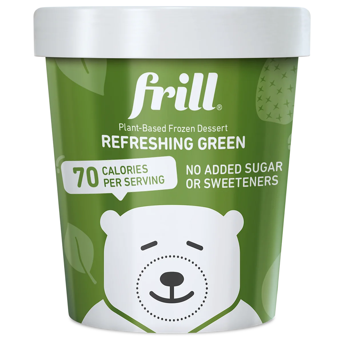 Frill Refreshing Green Pint Vegan, Kosher, Non-GMO, Plant-Based and Gluten-Free & Natural Lemon