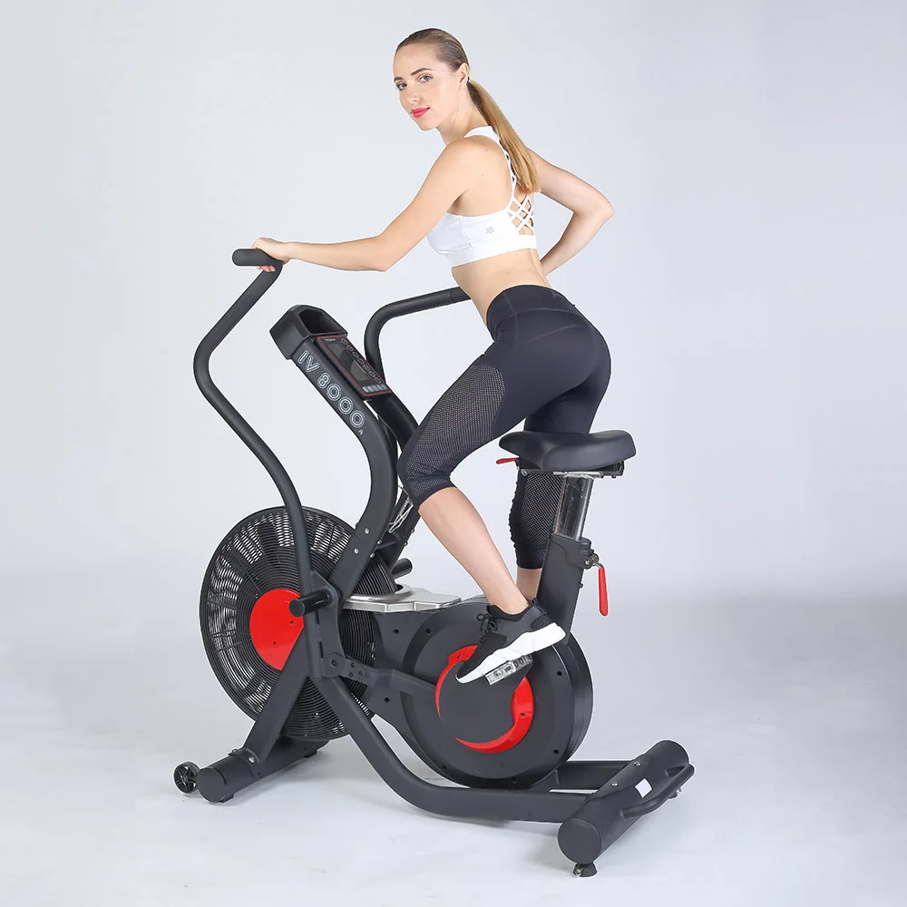 Импульс фитнес тренажеры, тренажеры для спортзалов, IV-8000A упражнения воздушный вентилятор велосипед фитнес crossfits с ременным приводом тренажерный зал-3