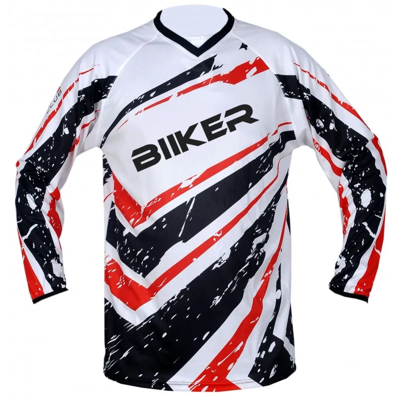 Bike Jersey Men Men's Mountain Bike Jersey Long Sleeve MTB Off