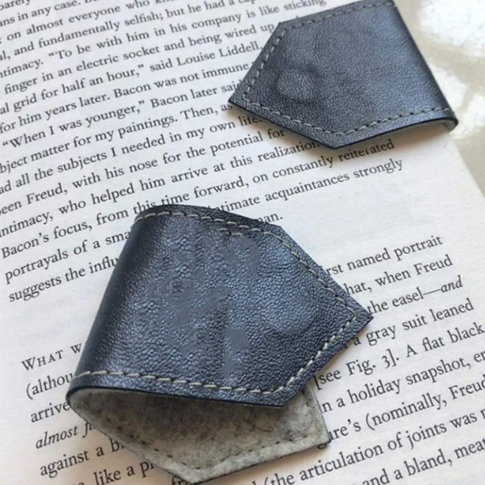 Лидер продаж кожаная магнитная закладка-книжка ручной работы из коровьей