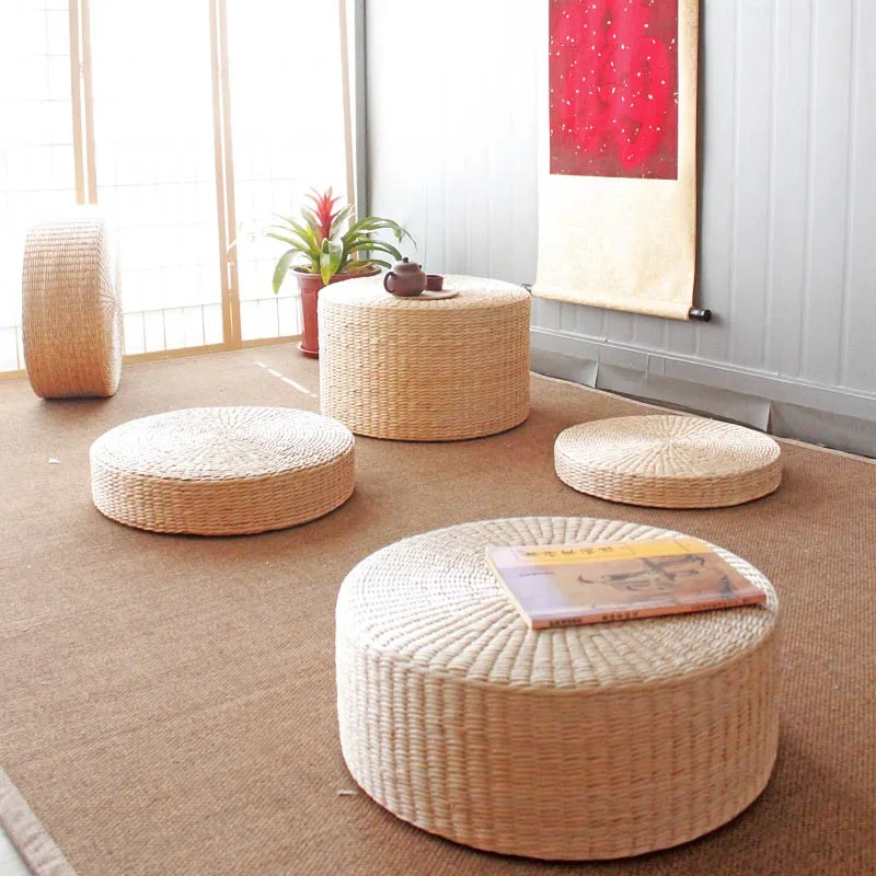 Tatami Cushion Floor Pillows, Cushion Pouf Bedroom