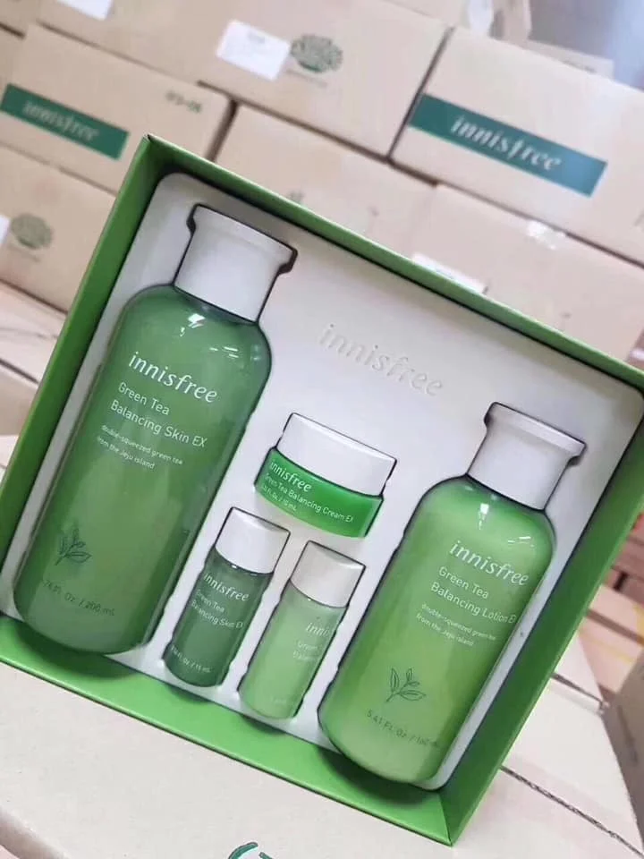 Innisfree Bestseller 5 Set Grüntee Kirschblüten Granatapfel - Buy ...