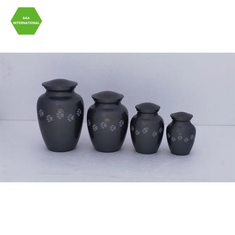 Genuine Quality Affordable Price Pet Cremation Urns for Ashes Funeral Metal urns