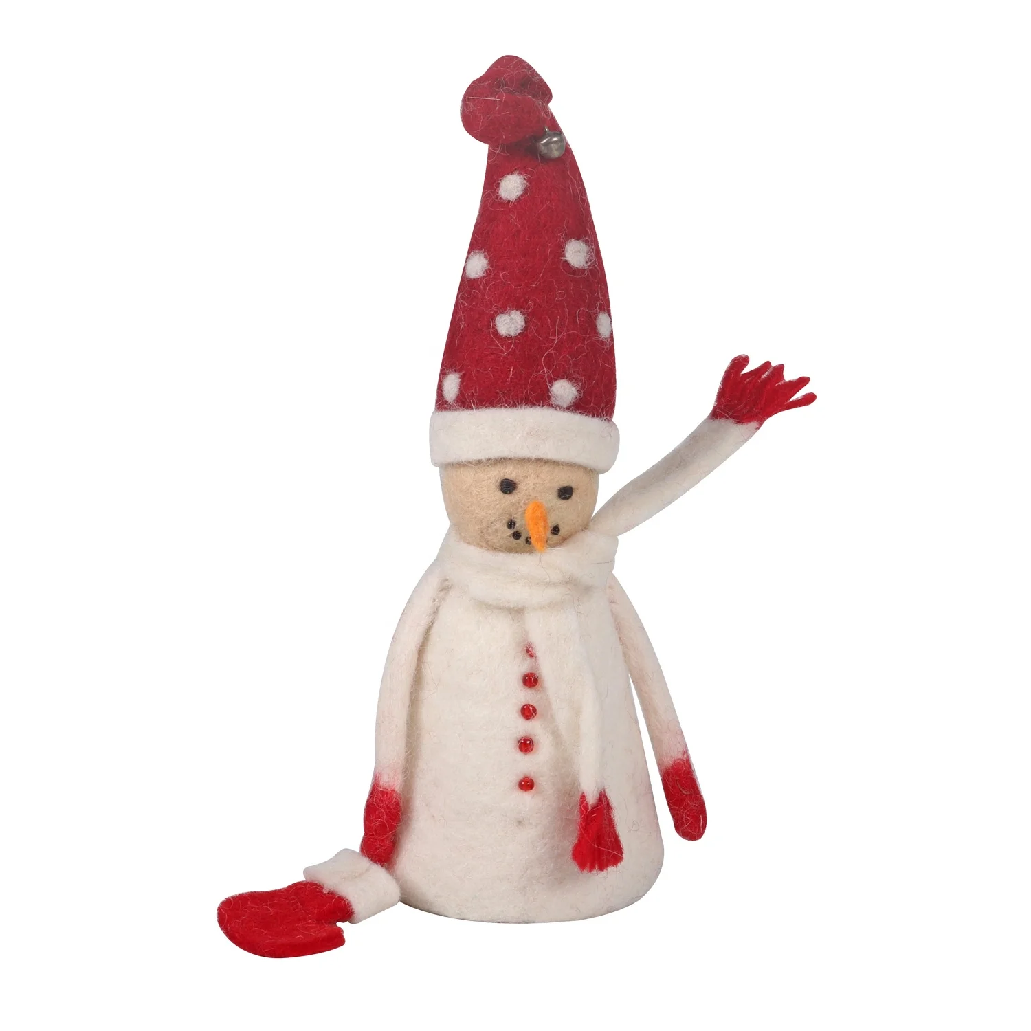 Handmade Eco-Friendly PP Cotton Filled Plush Christmas Toys for Kids-Santa Character Well Stitched