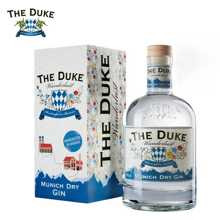 Оптовые поставки с завода, высокое качество, Duke Wanderlust Gin 70 Cl