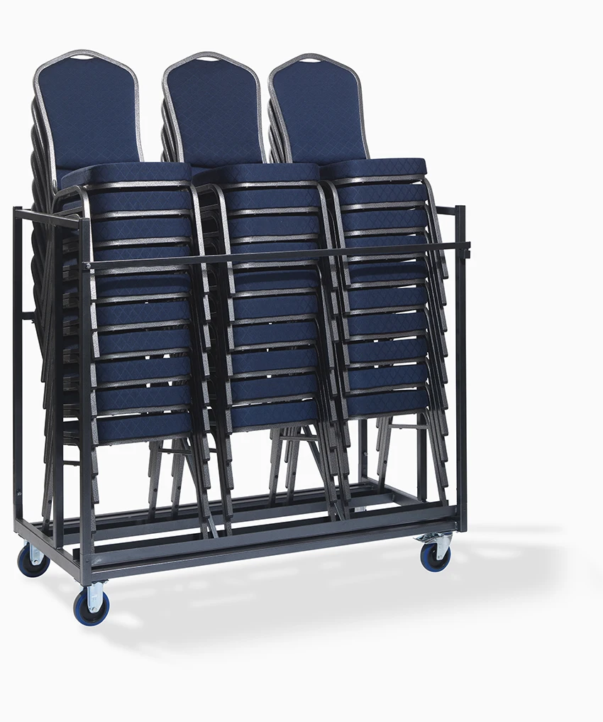Banquet Stackable Stackchair Chair Trolley Furniture Metal Hammerite