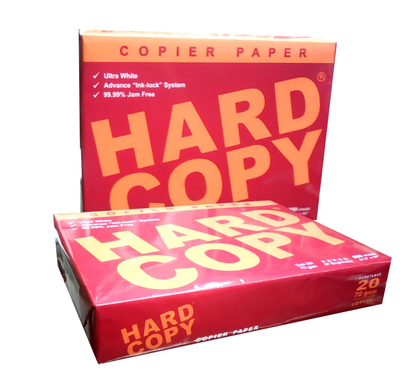 Excellent Hardcopy Bond Paper 75gsm 80gsm short and long / A4 / Long 80 gsm ,75gsm and 70gsm Hard Bond A4 Copy Paper