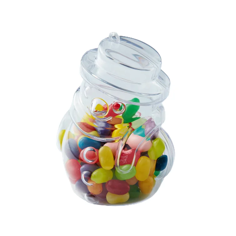 Kwang Hsieh Transparent Candy Shaped Plastic Candy Container With Lid ...