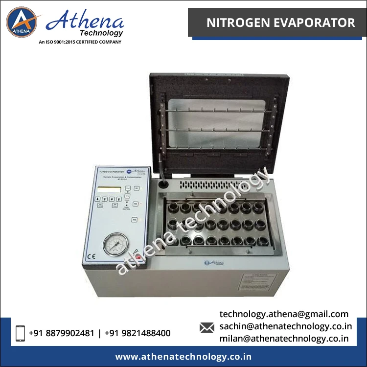 Laboratory Usage Stainless Steel Automatic 24 Sample Concentration Nitrogen Evaporator at Best Price
