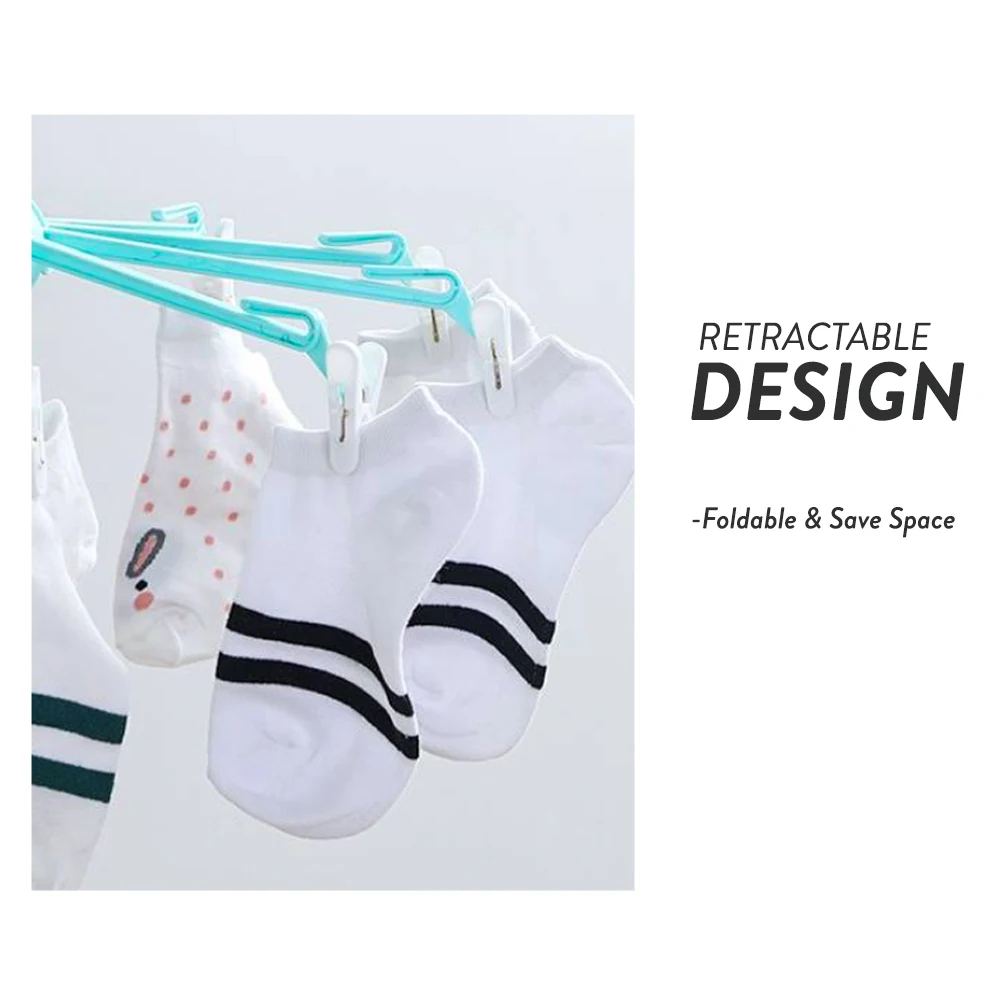 Elianware Umbrella Clothes Plastic Round Hanger With Extra Pegs Buy