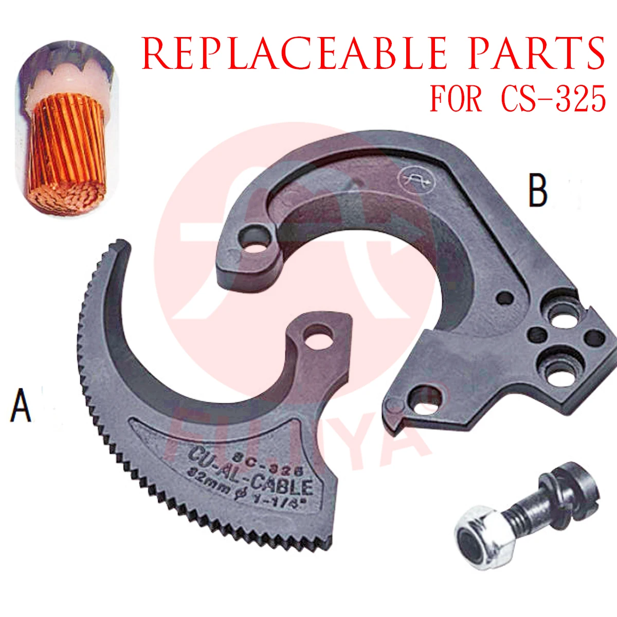 Fujiya CR-MO Ratchet Cable Cutters - Powerful \u0026 Efficient, image size:1200x1200