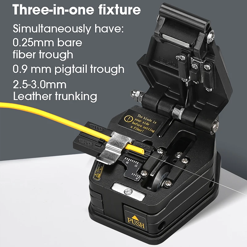 Couperet à Fibre Optique SKL-6C - Outil De Coupe Précise Pour Câbles 125um Avec Sac