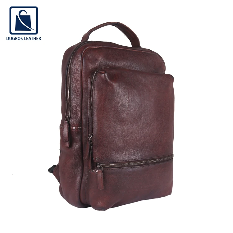 luxury leather backpack