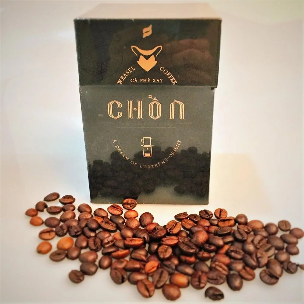 Настоящие кофейные зерна Weasel Kopi Luwak высшего качества