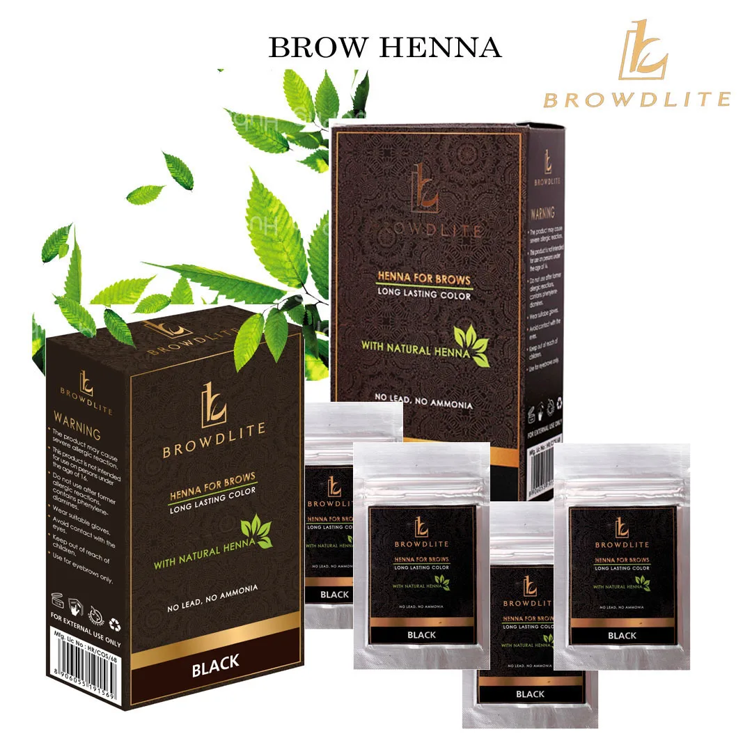 Brows Henna Natural Color For Eyebrows Top Bulk Seller Brows Tint And