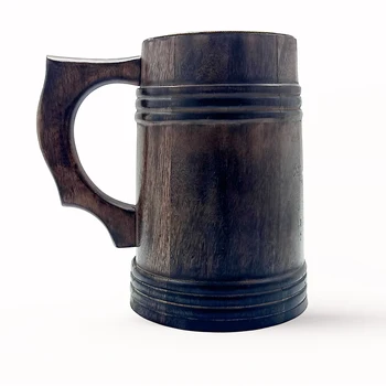 Large Antique Wooden Beer Mug Made With High Quality Mango Wood ...