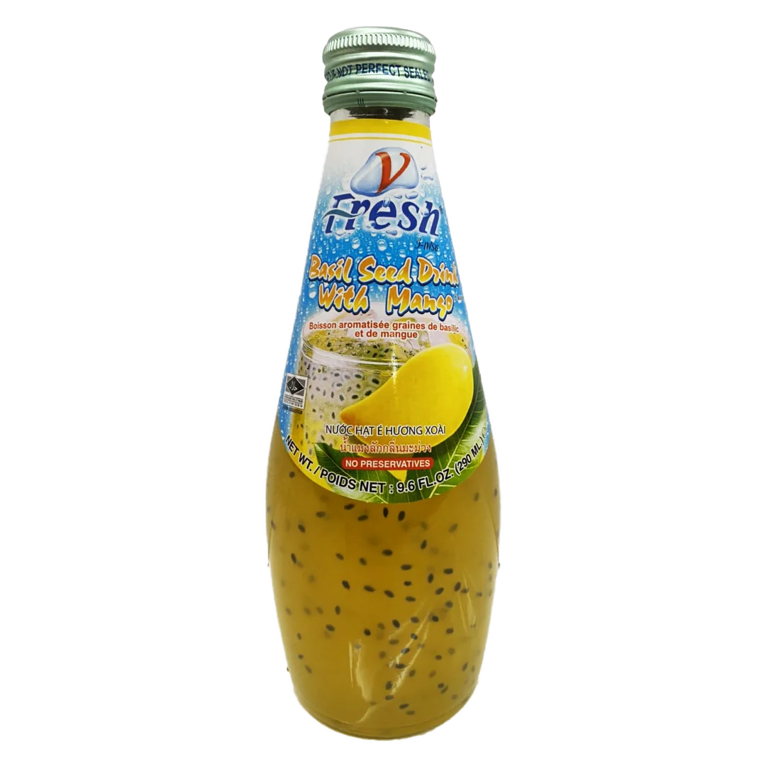 Basil Seed Drink With Mango Glass Bottle 290ml Oem Product Of Thailand Buy Process Making Soft Drinks Non Carbonated Soft Drinks Brazilian Soft Drink Product On Alibaba Com