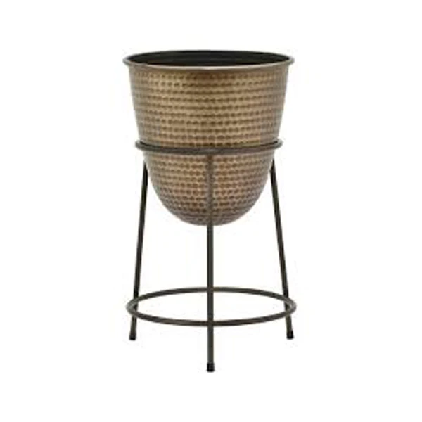 Modern Design Flower Display Rack Powder-Coated Metal Plant Buckets ...