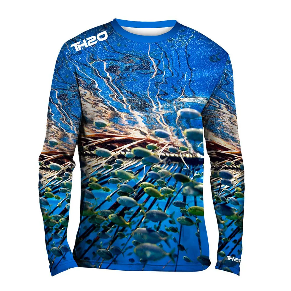 Source Wholesale Long Sleeve Sublimation Print Bass Fishing Jersey Design  Your Own Tounament Sublimated Fishing Jersey on m.