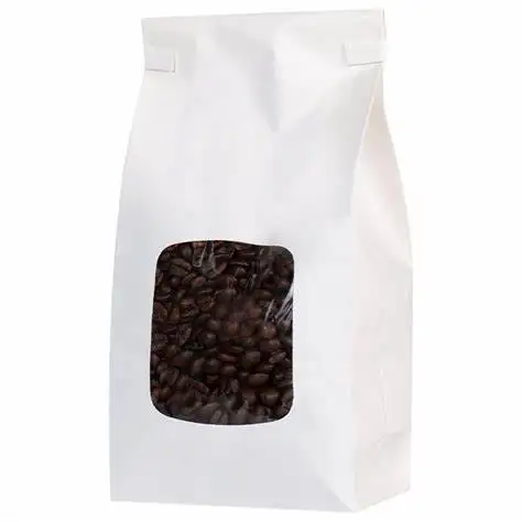 OEM customizable kraft paper bag coffee 150g with valve cafe packaging bulk drip coffee package