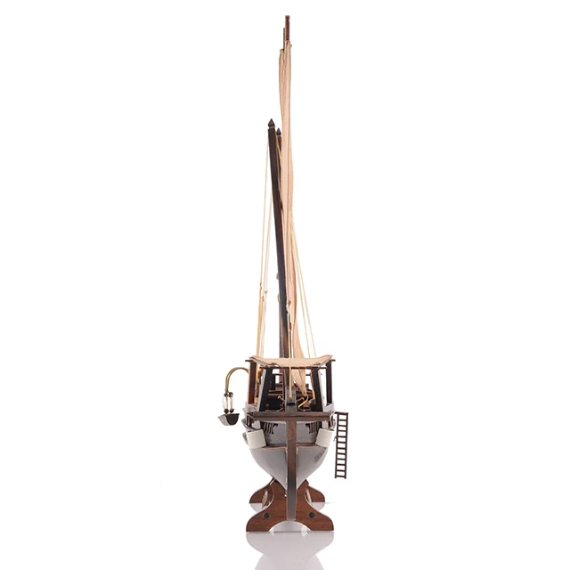 DHOW Model Ship MEDIUM L77cm Handicraft Products for Wooden Home Decor Home Antique Decor From OMH Craft Supplies