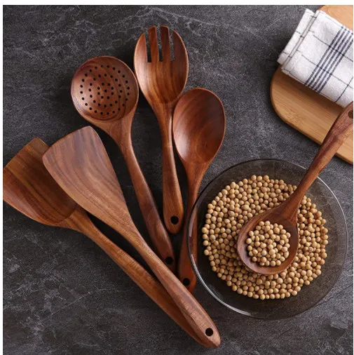 Wholesale Wooden Kitchen Utensil For Kitchen And Cooking 100 Walnut