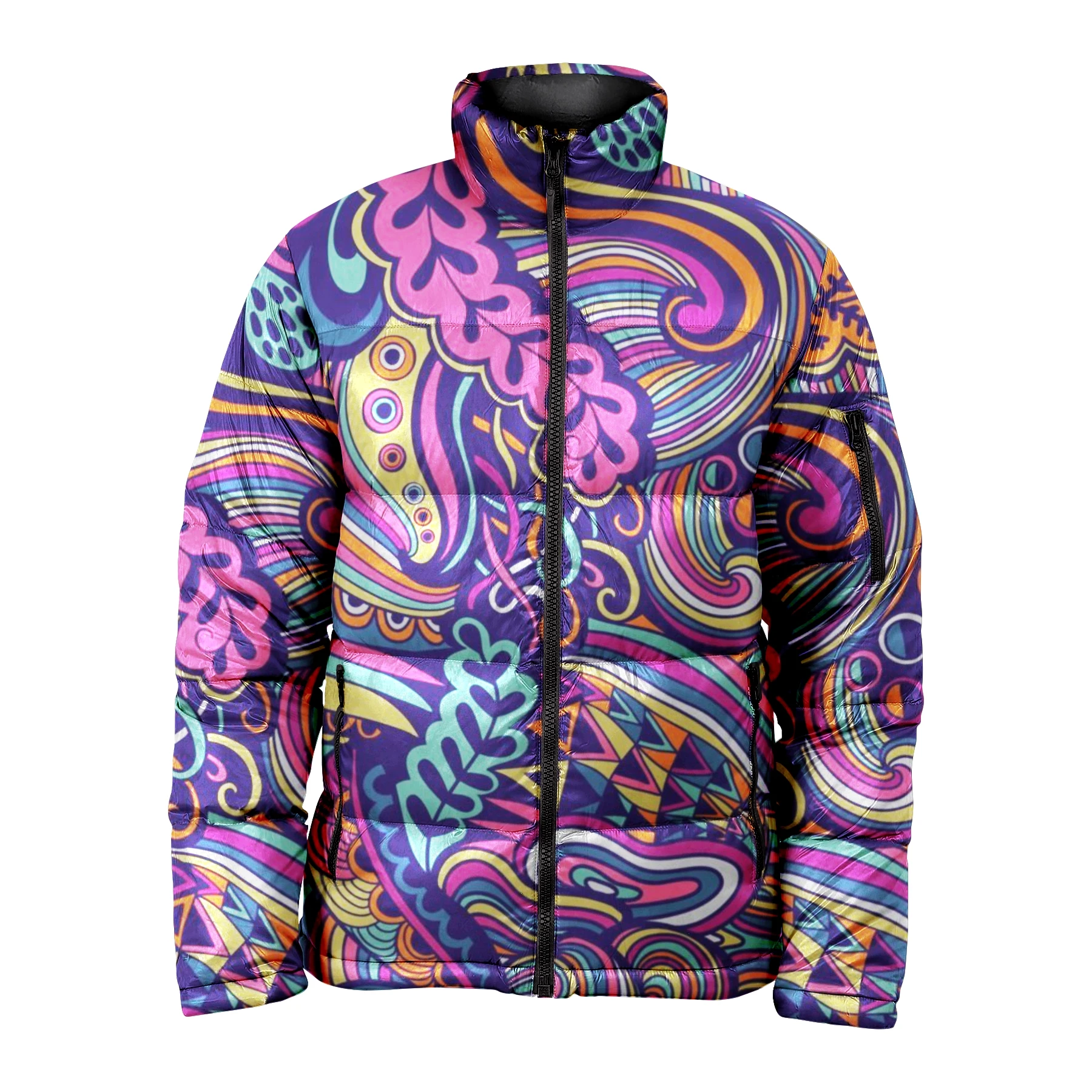 print on demand puffer jacket