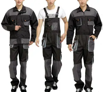 Wholesale Industrial Men's Mining Safety Work Wear Conti Suit Mechanic Two Piece Overalls Oil Refinery Hi Vis Work Wear