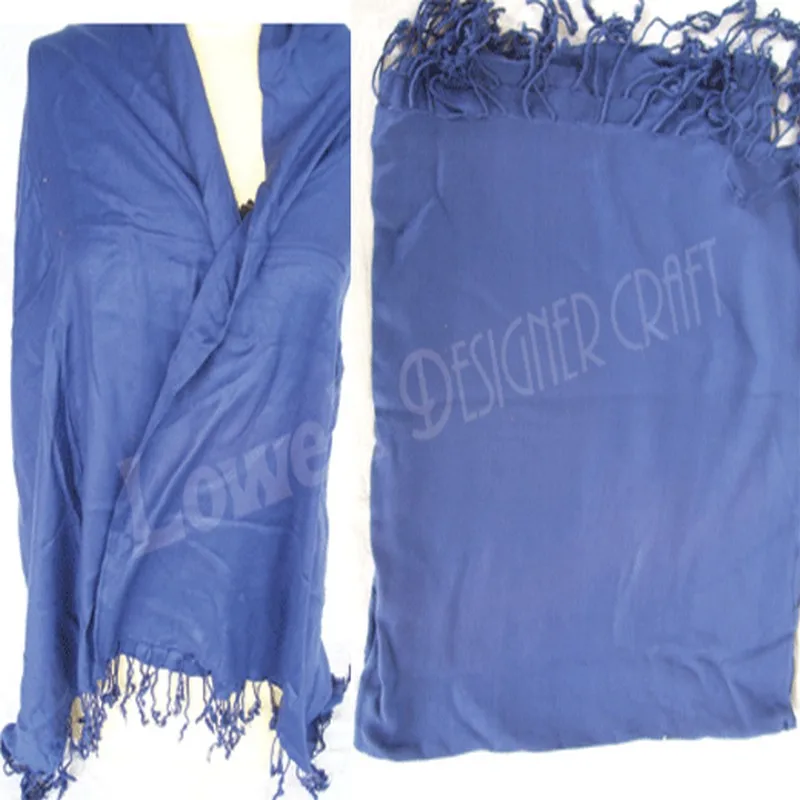 
 jacquard pashmina plain stole  