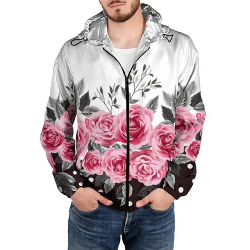 rose windbreaker men