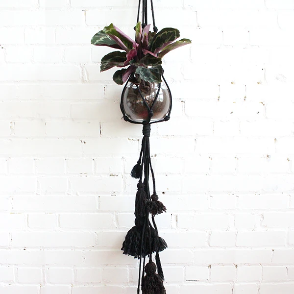 4 Legs Decorative Macrame Hangers Hanging Plant Holders