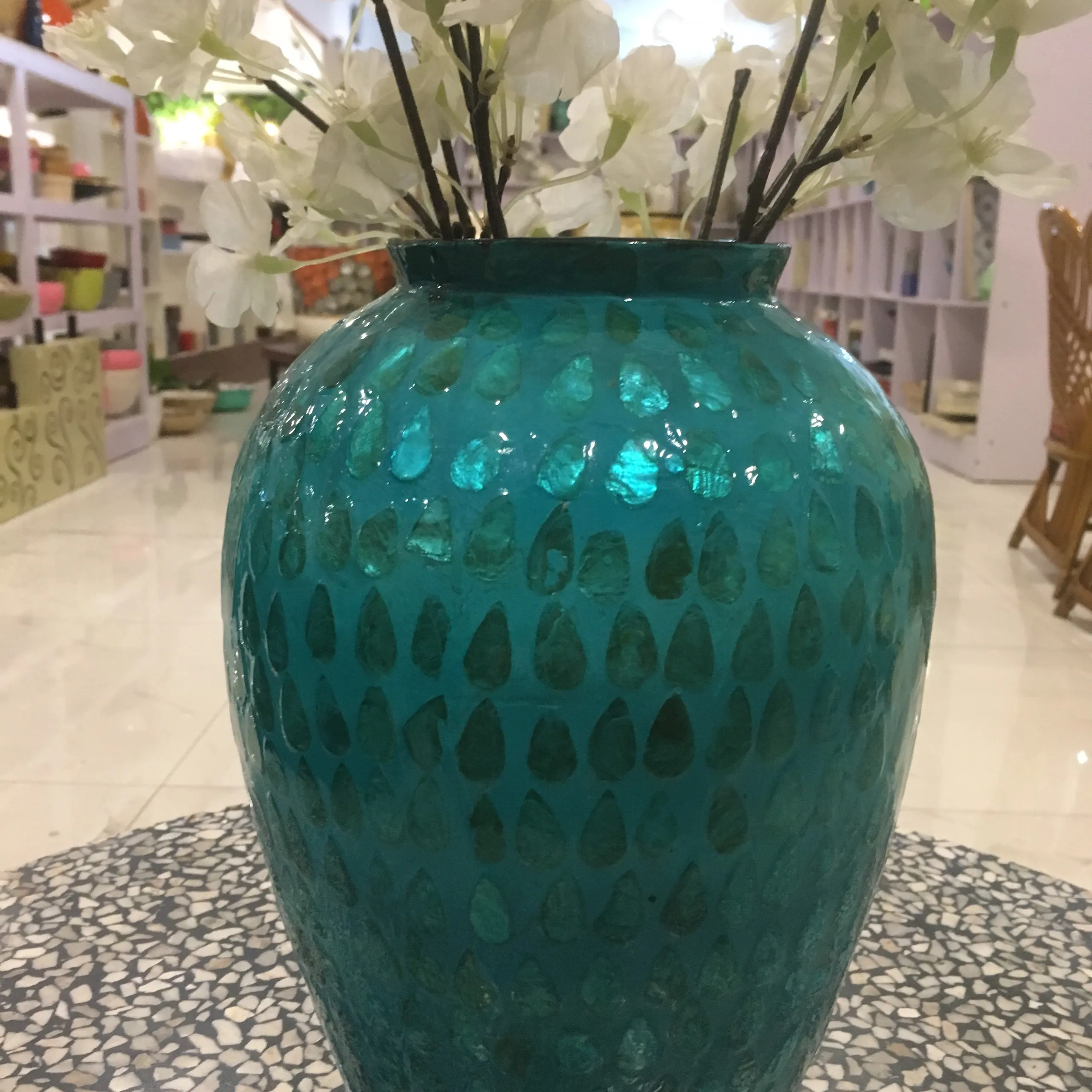 Luxury round lacquer jars small container jar candy storage containers decor gifts wholesale made in Vietnam