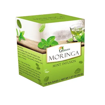 Moringa Mint Flavor Infusion Tea Bag 100% Pure Organic Blended Health Care Herbal Tea Buy From Indian Supplier