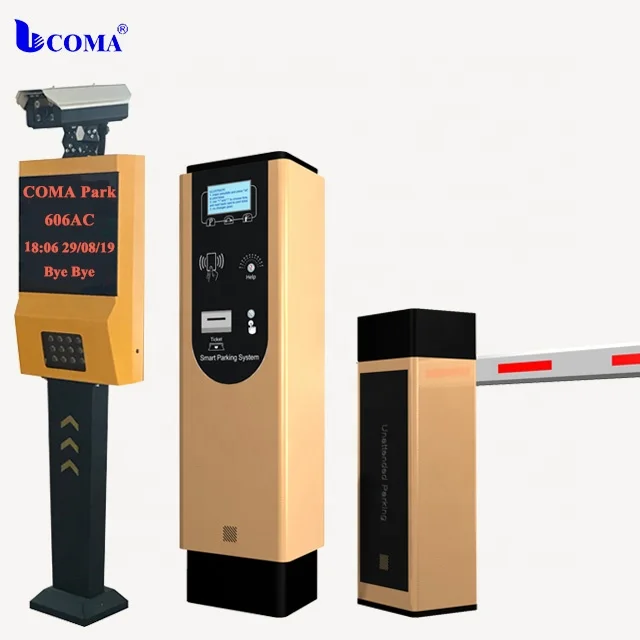Solar Power on Street Autopay Station Pay and Display Parking Machine