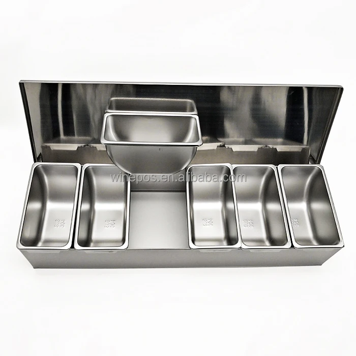 6-Piece Stainless Steel Condiment Set