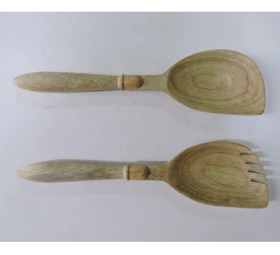 Прямая продажа с завода, высокое качество, черная каучуковая деревянная Серверная ложка для салата, деревянная ложка для салата, для кухни