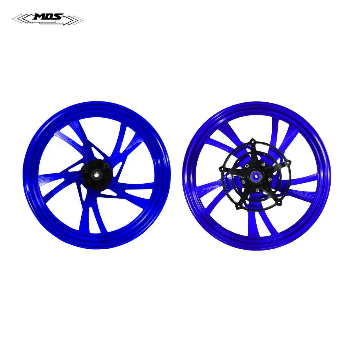 GSX R125 S125 前後ホイール MOS 鍛造アルミホイール前後セット【GSX125/150】ブラック