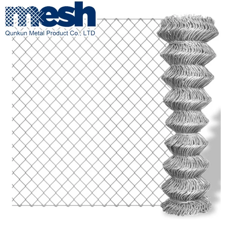High Quality Galvanized 2m Height Dimensions Chain Link Fence