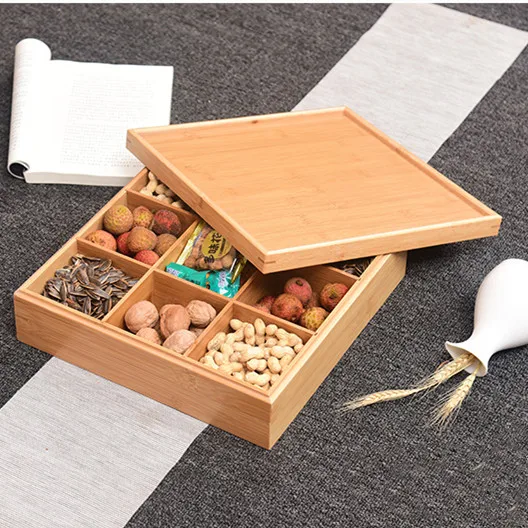 Hot Items 2023 Handmade Candies And Nuts Wooden Box For Home Decoration