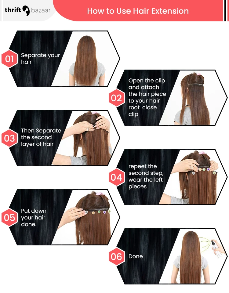 Real Human Hair Remy Virgin Women Clip Hair Topper For Girls And Women