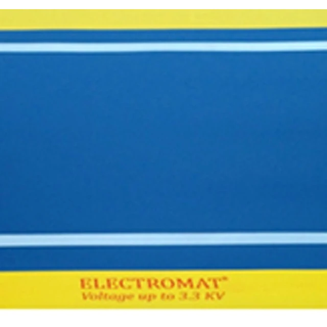 Total Safety Rubber Insulation Mat for High Voltage AC & DC Panels Electric Shock Protection when Installing & Working